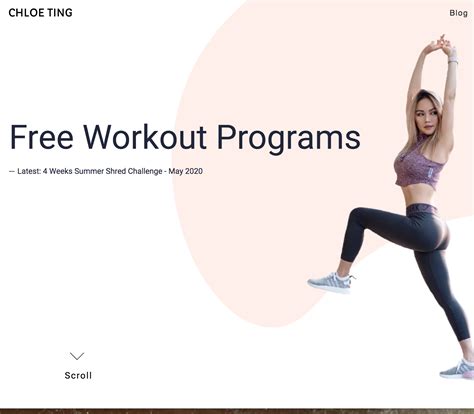 Chloe Ting Free Workout Programs.